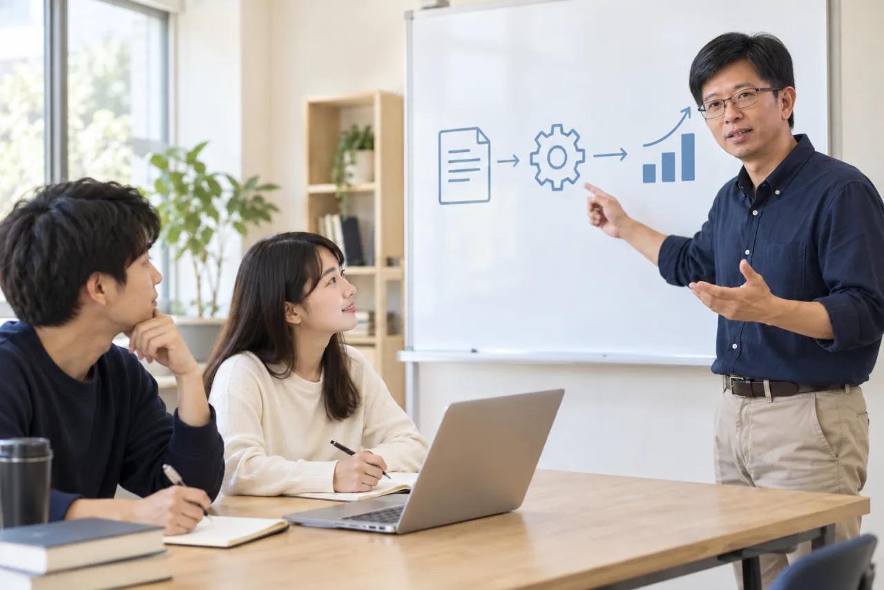 AI生成的課程情境示意